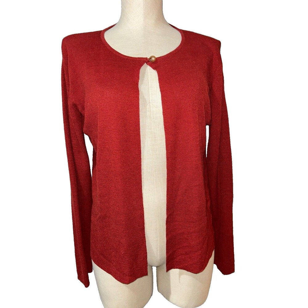 Double D Ranch Women’s Linen Blend Cardigan size S Western Country Boho